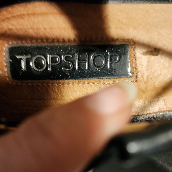 Topshop Black Sleek Loafers Slip-Ons - Picture 2 of 9